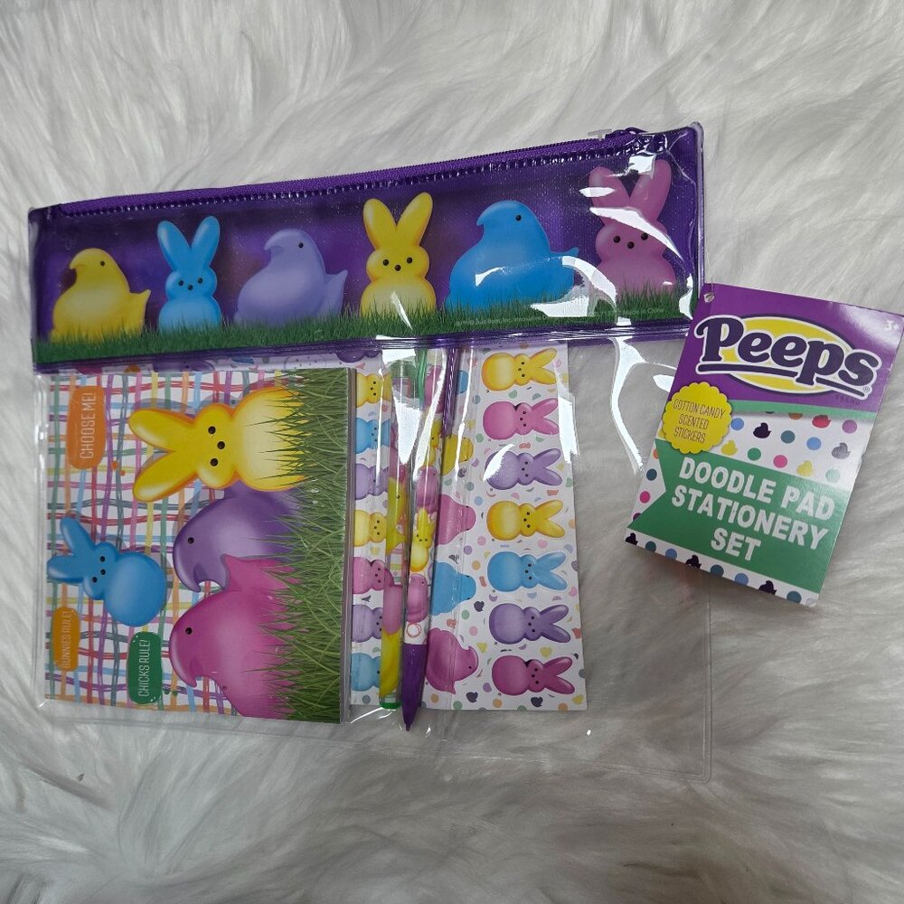 Peeps Doodle Pad Stationary Set